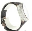 Mens full diamond case  igucci digital watch 5.50ct