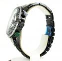 Diamond gucci g watch black stainless steel 3.75 ct