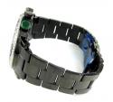 Diamond gucci g watch black stainless steel 3.75 ct