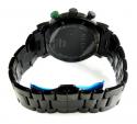 Diamond gucci g watch black stainless steel 3.75 ct