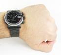 Diamond gucci g watch black stainless steel 3.75 ct