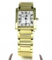 Ladies 14k yellow gold geneve automatic watch 