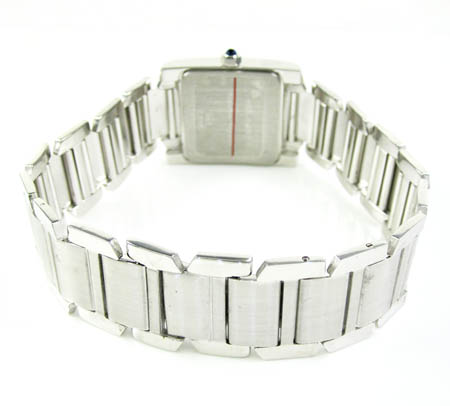 Ladies 14k white gold geneve automatic watch 