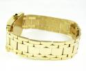 Ladies 14k yellow gold geneve quartz watch