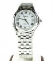 Mens 14k white gold geneve automatic watch 