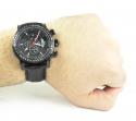 Techno com kc black diamond carbon fiber watch 3.50ct
