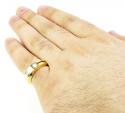 Mens baraka 18k yellow gold diamond ring 0.10ct