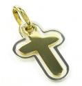 Unisex baraka 18k gold cross