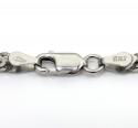 925 white sterling silver solid franco chain 18-26 inches 2.5mm