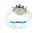 Ladies techno master white ceramic watch