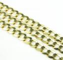 10k yellow gold cuban chain 16-26 inch 5.75mm
