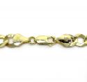 10k yellow gold solid cuban chain 20-30