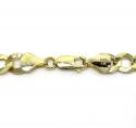 10k yellow gold solid cuban chain 20-28