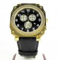 Mens aqua master cargo diamond watch 1.25ct