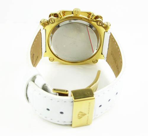 Mens aqua master cargo diamond watch 1.25ct