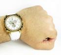 Mens aqua master cargo diamond watch 1.25ct
