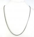 925 white sterling silver franco link chain 16-30 inch 2.5mm