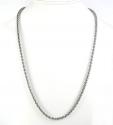 925 white sterling silver popcorn link chain 16-24 inch 4mm