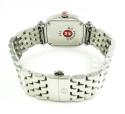 Ladies michele caber isle diamond white stainless steel watch 0.58ct
