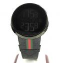 Mens igucci black stainless steel digital watch