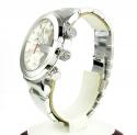 Mens gucci chronograph white stainless steel watch