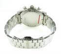 Mens gucci chronograph white stainless steel watch