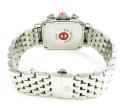 Ladies michele deco day diamond dial white stainless steel watch 0.05ct