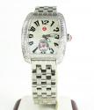 Ladies michele mini urban diamond white stainless steel watch 0.65ct