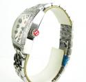 Ladies michele mini urban diamond white stainless steel watch 0.65ct