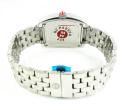 Ladies michele mini urban diamond white stainless steel watch 0.65ct