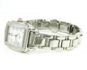 Ladies michele deco mini diamond white stainless steel watch 0.36ct