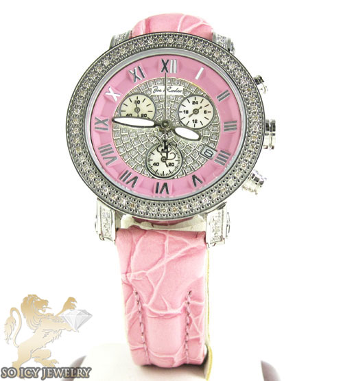 Ladies passion pink joe rodeo diamond watch 0.60ct - Image 2