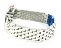 Ladies michele deco day diamond white stainless steel watch 1.08ct