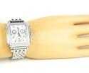 Ladies michele deco day diamond white stainless steel watch 1.08ct