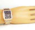 Ladies michele deco date & day diamond rose gold stainless steel watch 0.66ct