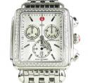 Ladies michele xl deco day diamond white stainless steel watch 0.67ct
