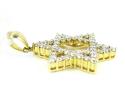 Unisex star of david diamond pendant 1.10ct