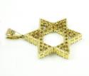 Unisex star of david diamond pendant 1.10ct