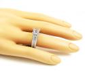 Ladies 14k white gold diamond semi mount ring 1.06ct