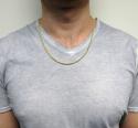 10k yellow gold skinny rope chain 16-24 inch 2.40mm