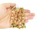 925 yellow sterling silver anchor link chain 24 inch 10.5mm