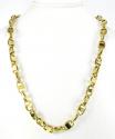 925 yellow sterling silver anchor link chain 24 inch 10.5mm