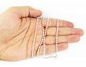 925 white sterling silver ball link chain 24 inch 3mm