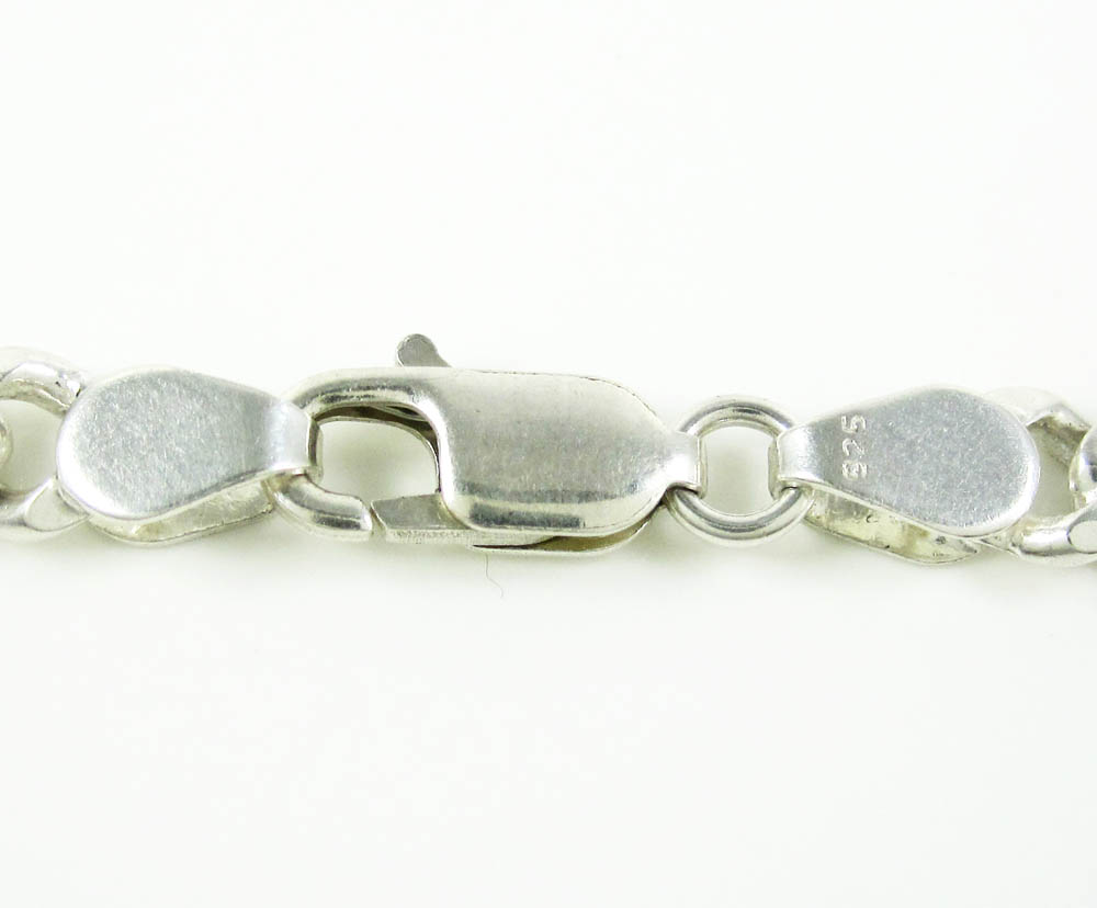 925 sterling silver figaro link chain 30 inch 7.40mm