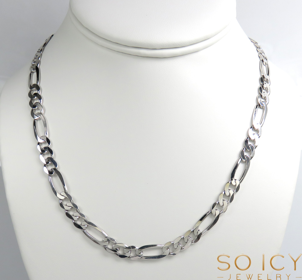 925 sterling silver figaro link chain 20-26