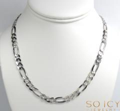 925 sterling silver figaro link chain 20-26