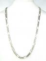 925 sterling silver figaro link chain 30 inch 7.40mm