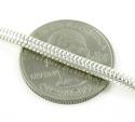 925 white sterling silver snake link chain 30 inch 3.25mm