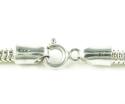 925 white sterling silver snake link chain 30 inch 3.25mm