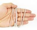 925 white sterling silver snake link chain 30 inch 3.25mm